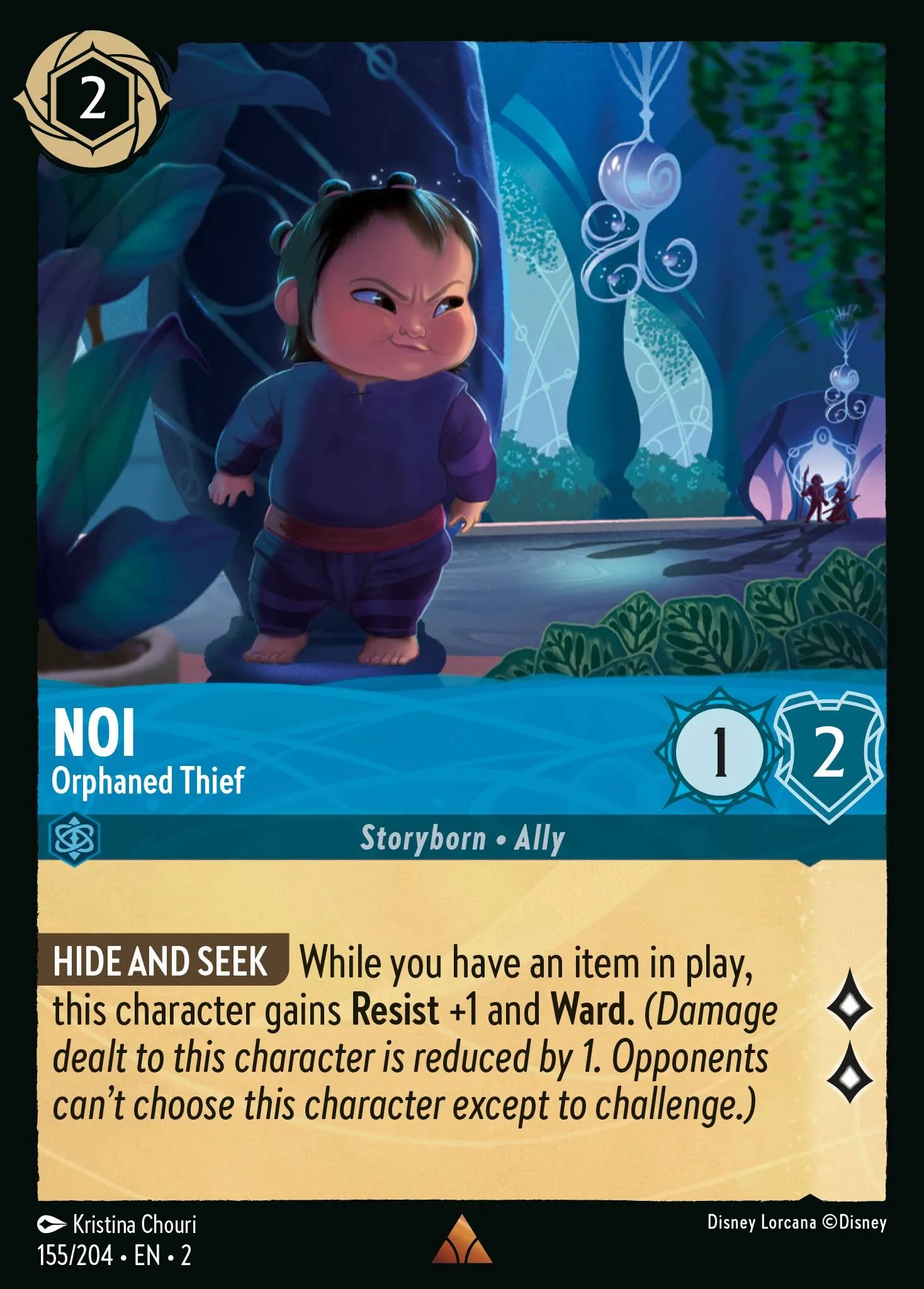 Noi - Orphaned Thief | Rise of the Floodborn #155 (Near Mint Foil) | Disney Lorcana Single Australia (Near Mint)