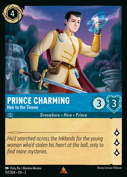 Prince Charming - Heir to the Throne | Rise of the Floodborn #157 (Near Mint) | Disney Lorcana Single Australia (Near Mint)