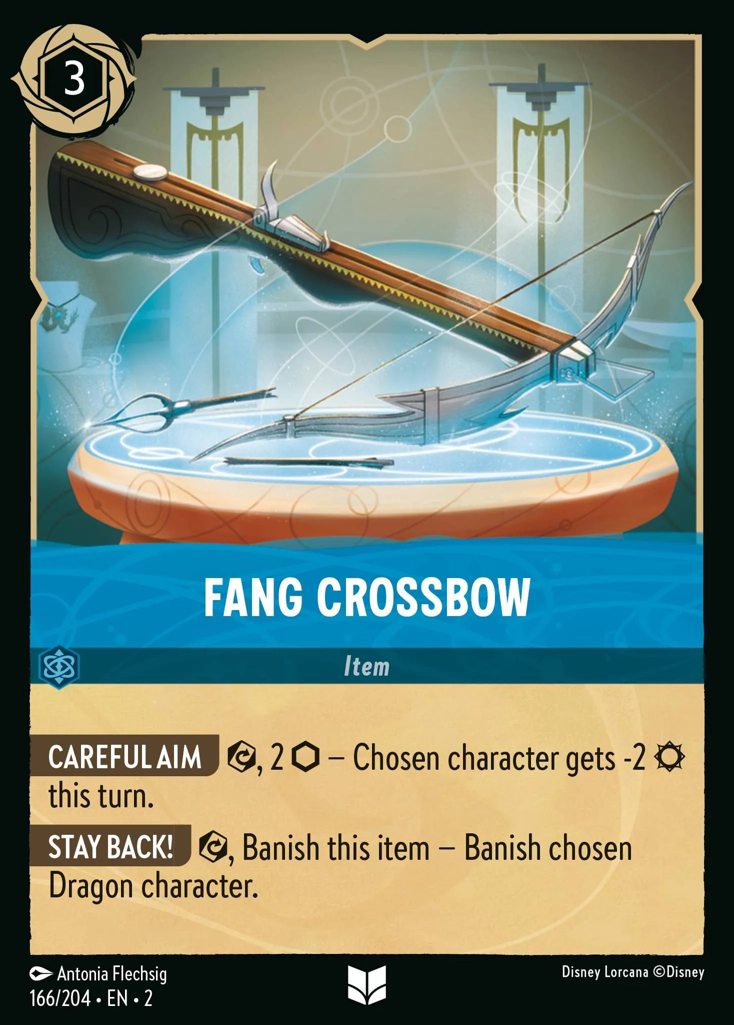 Fang Crossbow | Rise of the Floodborn #166 (Near Mint) | Disney Lorcana Single Australia (Near Mint)