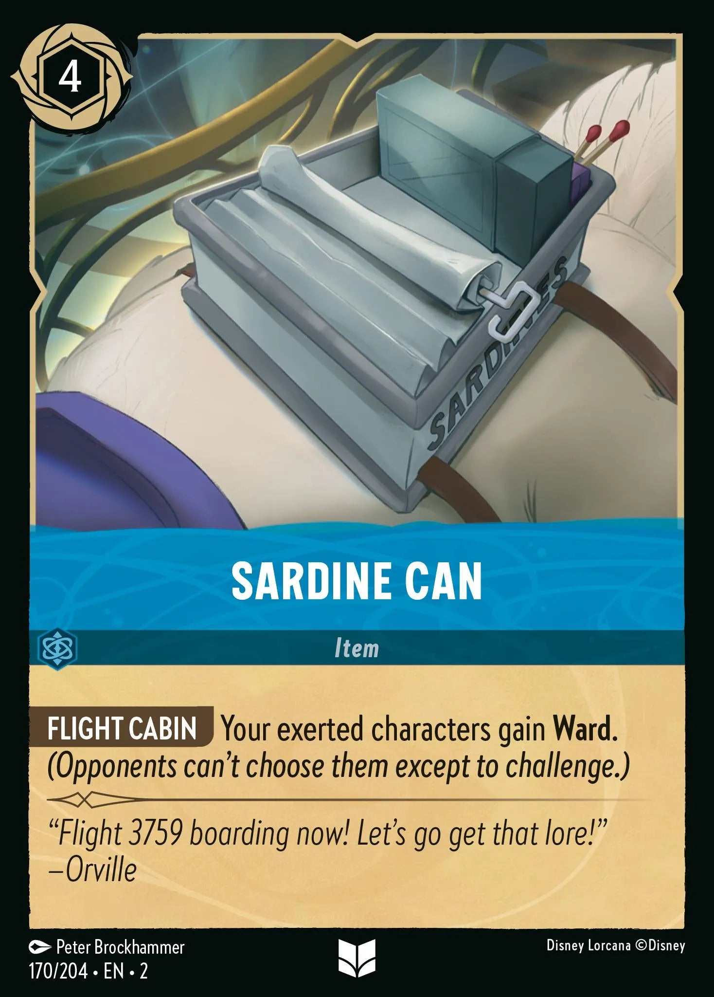 Sardine Can | Rise of the Floodborn #170 (Near Mint) | Disney Lorcana Single Australia (Near Mint)
