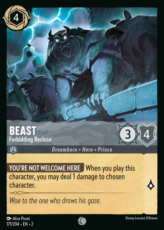 Beast - Forbidding Recluse | Rise of the Floodborn #171 (Near Mint Foil) | Disney Lorcana Single Australia (Near Mint)