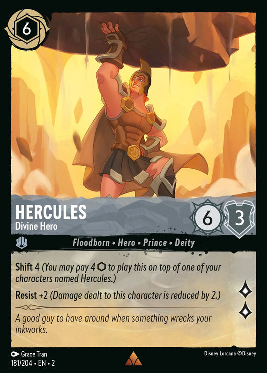 Hercules - Divine Hero | Rise of the Floodborn #181 (Near Mint) | Disney Lorcana Single Australia (Near Mint)