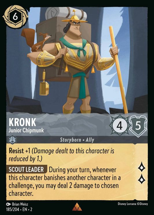 Kronk - Junior Chipmunk | Rise of the Floodborn #185 (Near Mint Foil) | Disney Lorcana Single Australia (Near Mint)