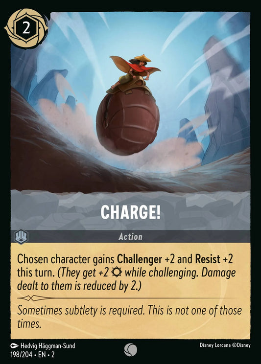 Charge! | Rise of the Floodborn #198 (Near Mint Foil) | Disney Lorcana Single Australia (Near Mint)