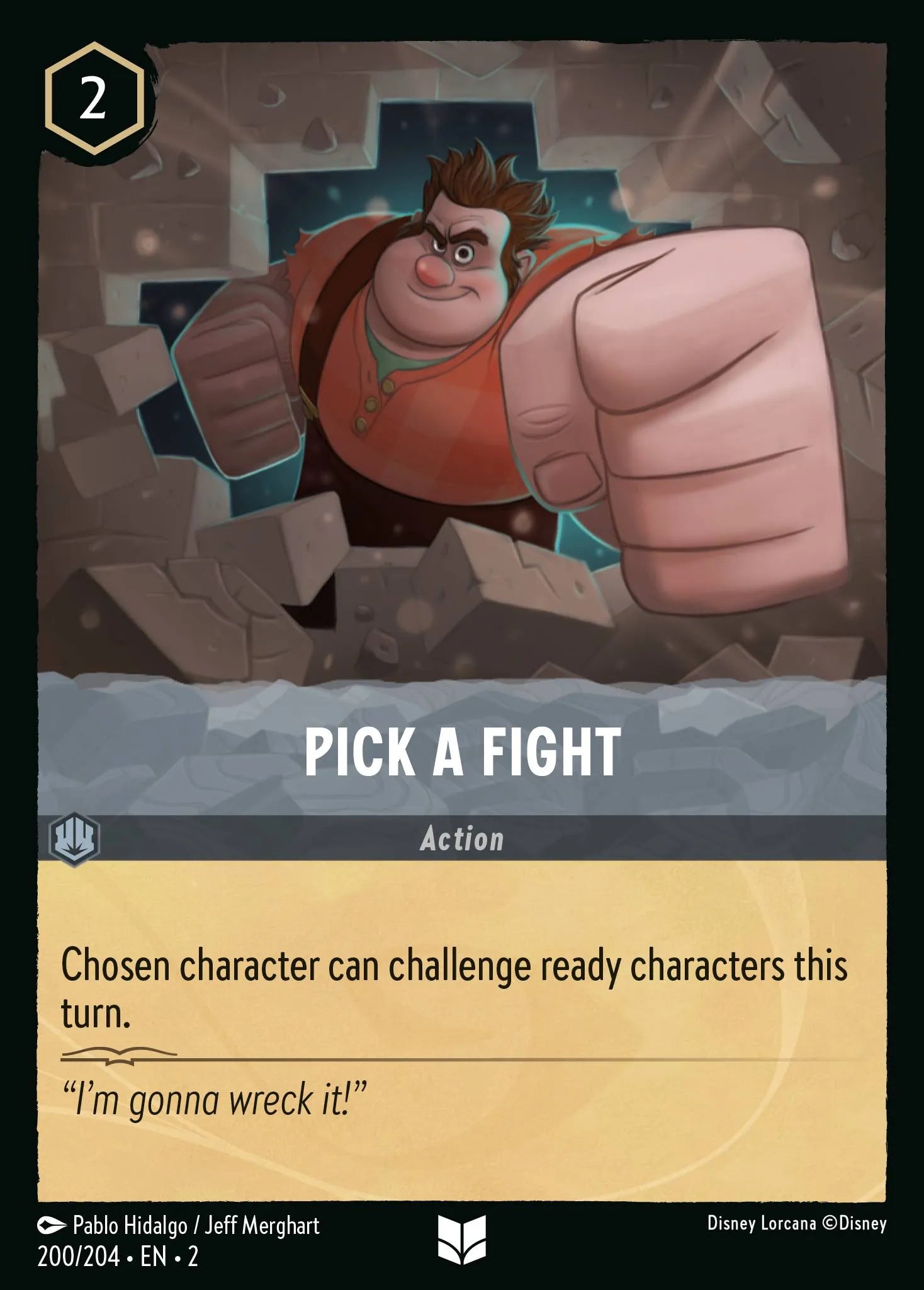 Pick a Fight | Rise of the Floodborn #200 (Near Mint Foil) | Disney Lorcana Single Australia (Near Mint)