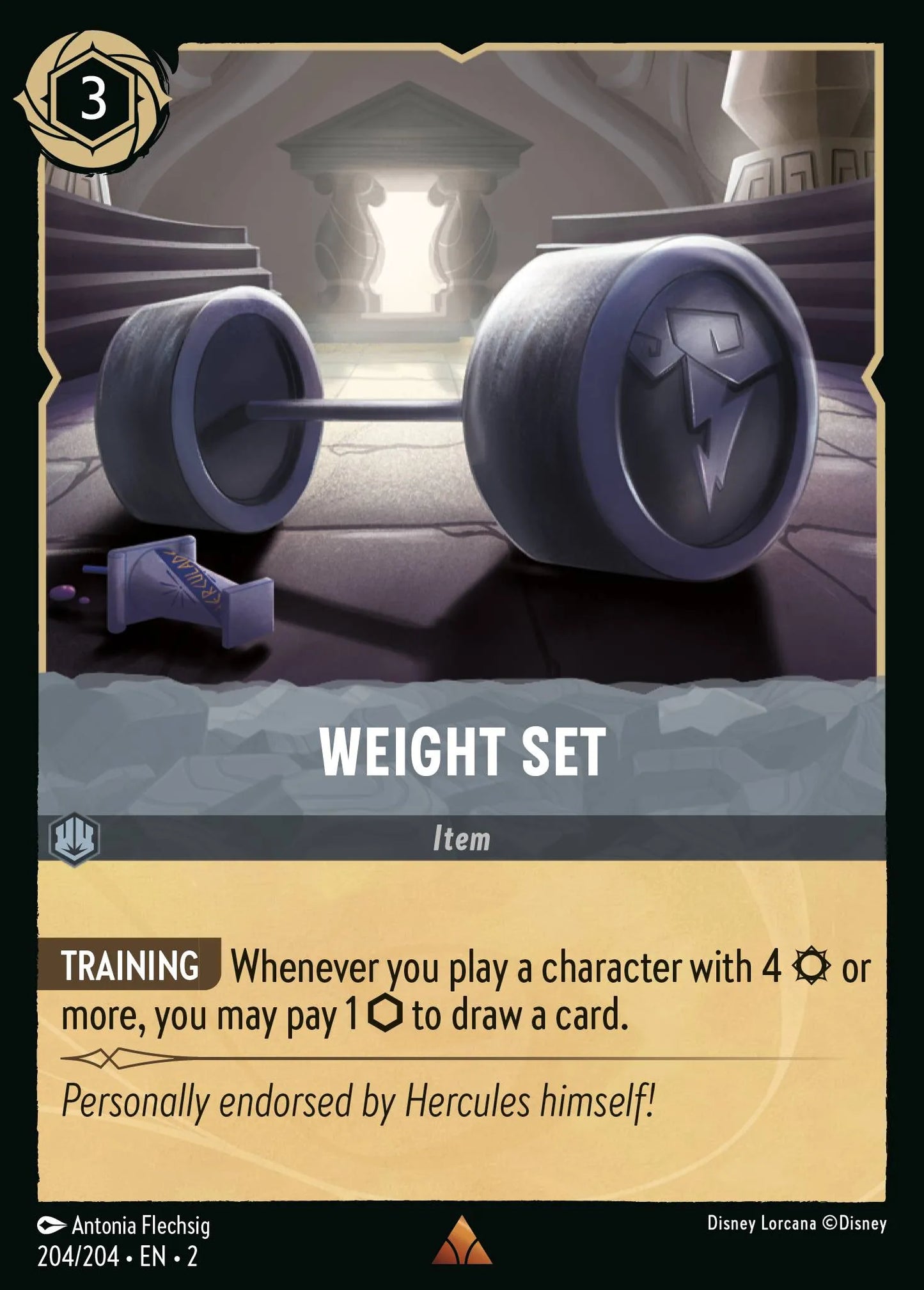 Weight Set | Rise of the Floodborn #204 (Near Mint) | Disney Lorcana Single Australia (Near Mint)