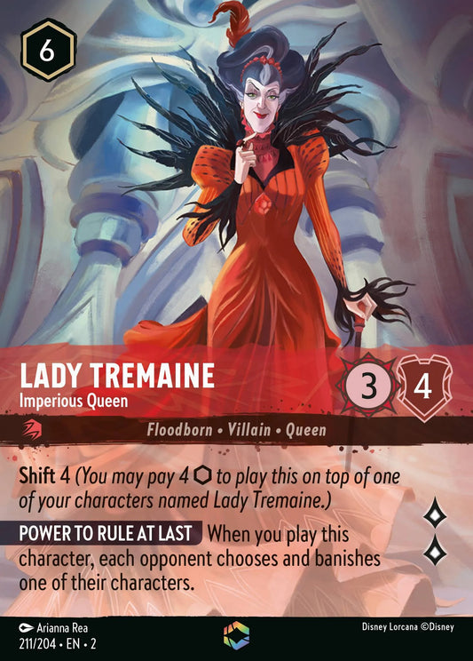 Lady Tremaine - Imperious Queen | Rise of the Floodborn #211 (Near Mint) | Disney Lorcana Single Australia (Near Mint)