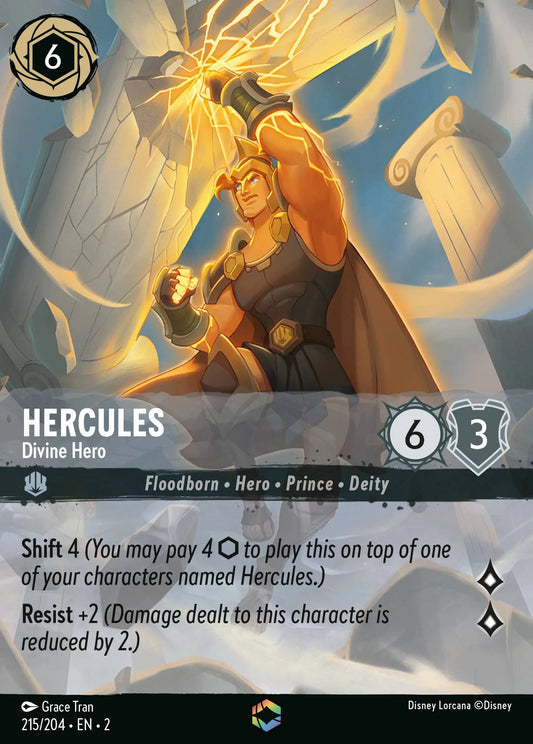 Hercules - Divine Hero | Rise of the Floodborn #215 (Near Mint) | Disney Lorcana Single Australia (Near Mint)