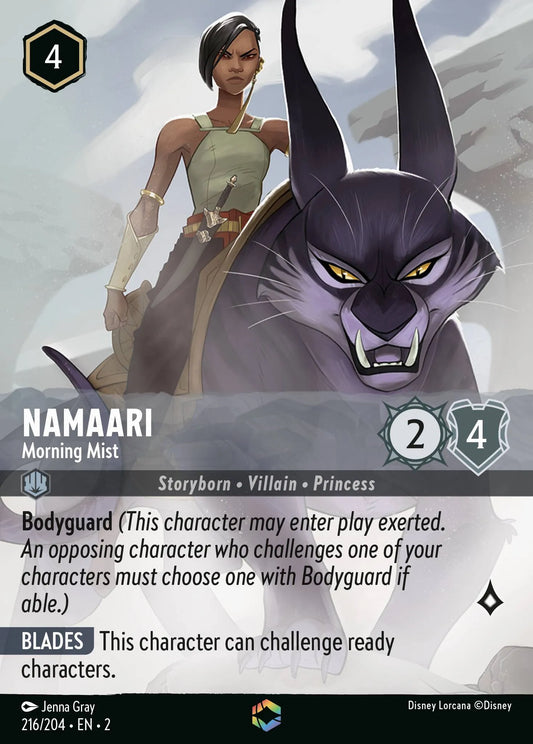 Namaari - Morning Mist | Rise of the Floodborn #216 (Near Mint) | Disney Lorcana Single Australia (Near Mint)