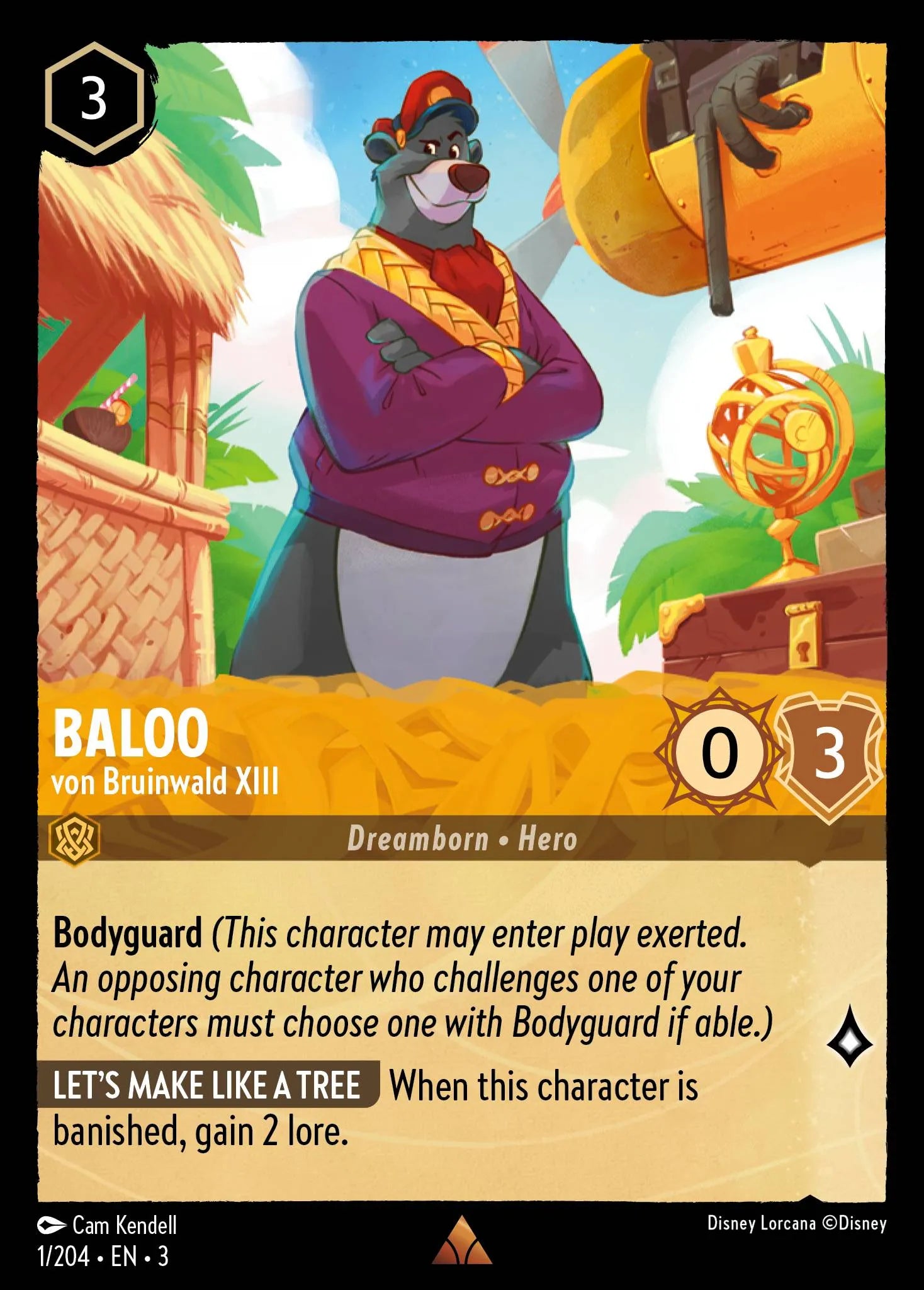 Baloo - von Bruinwald XIII | Into the Inklands #1 (Near Mint) | Disney Lorcana Single Australia (Near Mint)