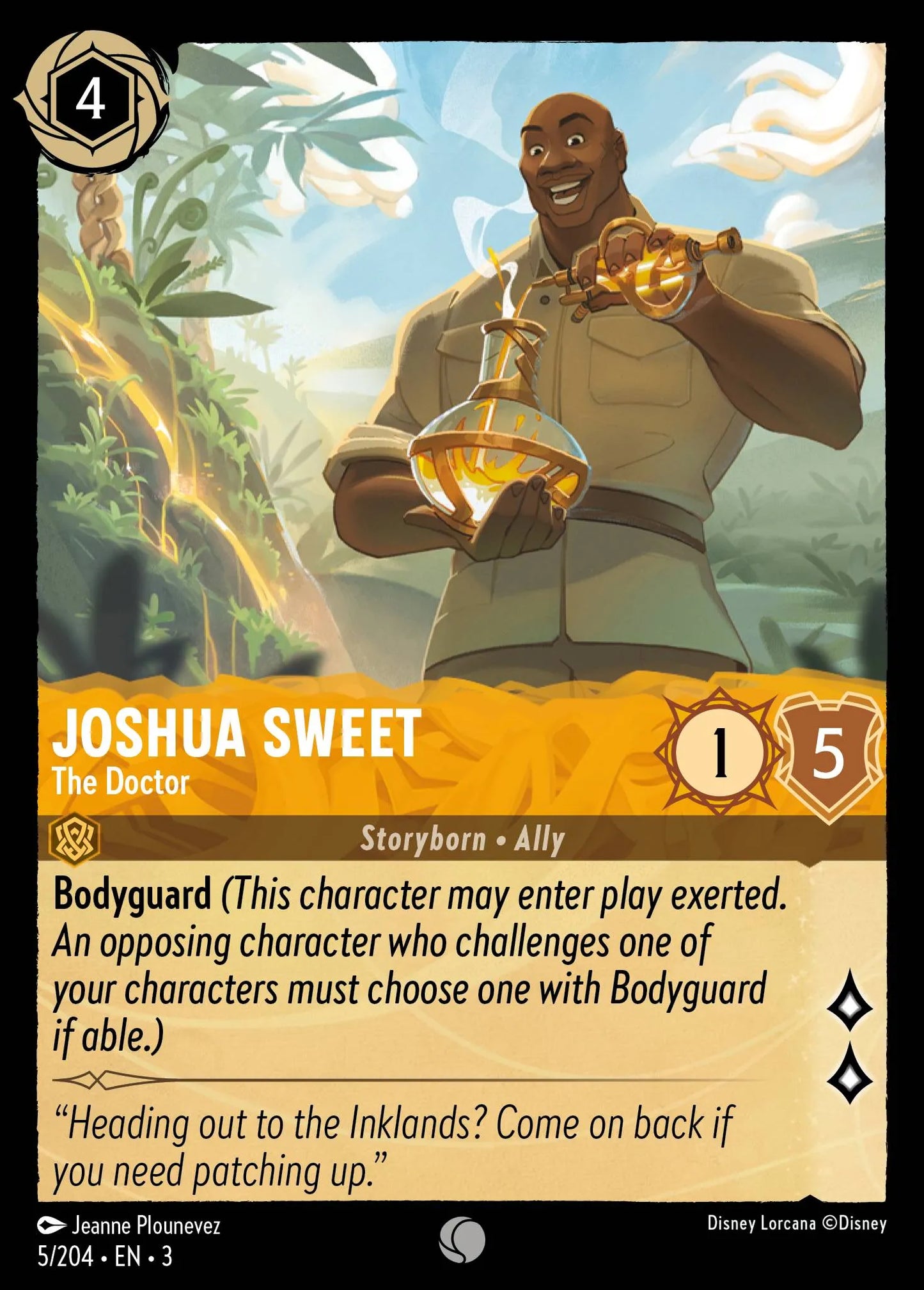 Joshua Sweet - The Doctor | Into the Inklands #5 (Near Mint Foil) | Disney Lorcana Single Australia (Near Mint)