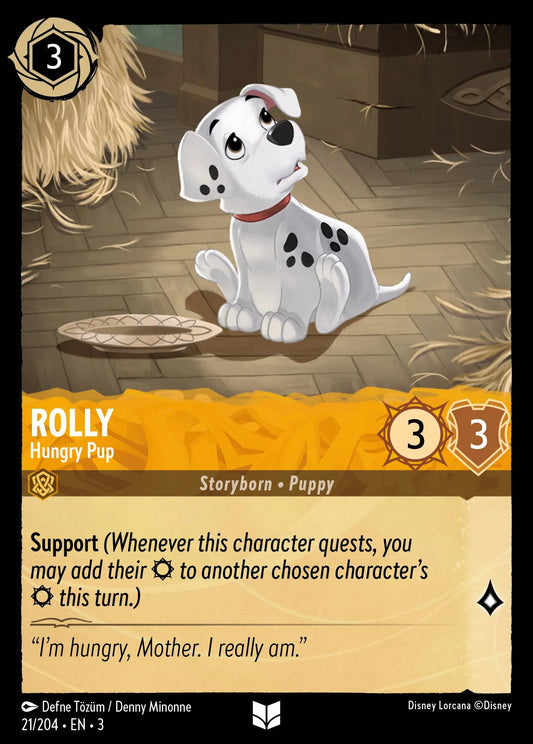 Rolly - Hungry Pup | Into the Inklands #21 (Near Mint) | Disney Lorcana Single Australia (Near Mint)
