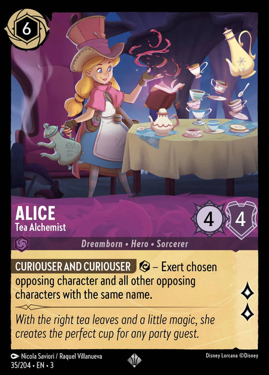 Alice - Tea Alchemist | Into the Inklands #35 (Near Mint) | Disney Lorcana Single Australia (Near Mint)