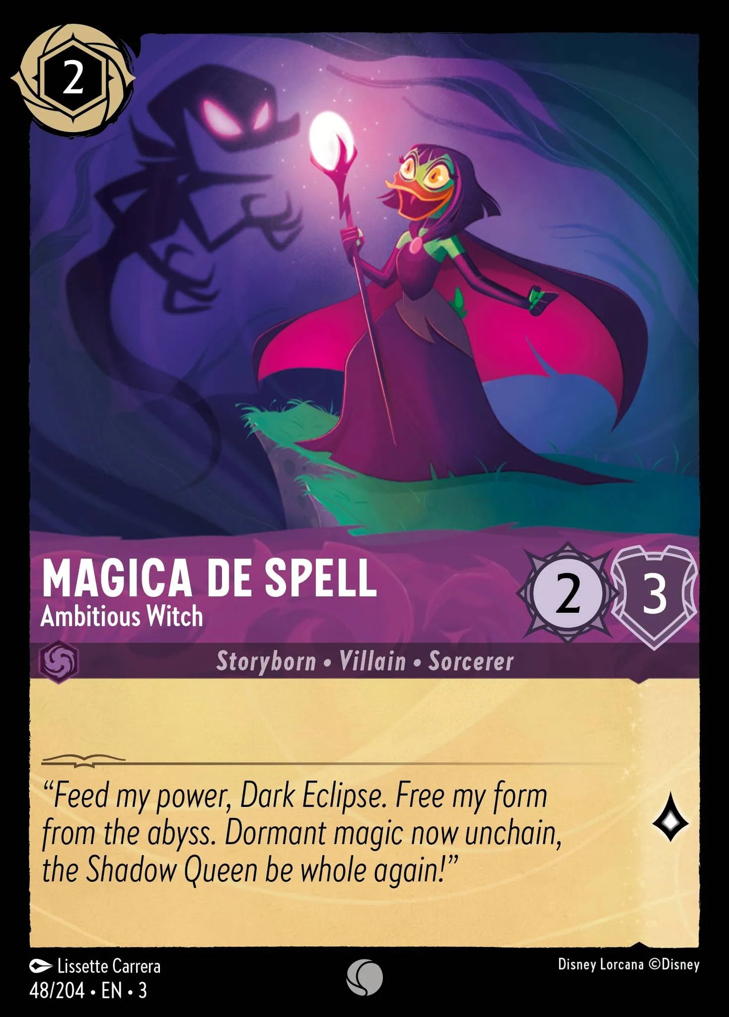 Magica De Spell - Ambitious Witch | Into the Inklands #48 (Near Mint) | Disney Lorcana Single Australia (Near Mint)