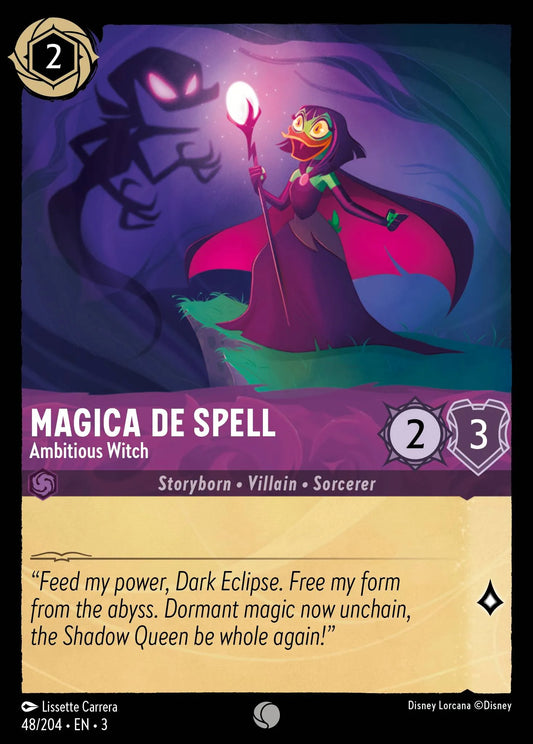 Magica De Spell - Ambitious Witch | Into the Inklands #48 (Near Mint Foil) | Disney Lorcana Single Australia (Near Mint)