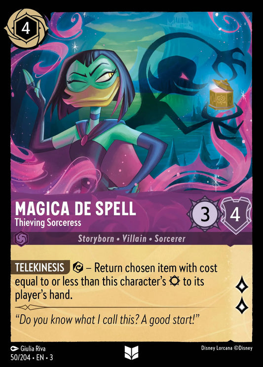 Magica De Spell - Thieving Sorceress | Into the Inklands #50 (Near Mint Foil) | Disney Lorcana Single Australia (Near Mint)