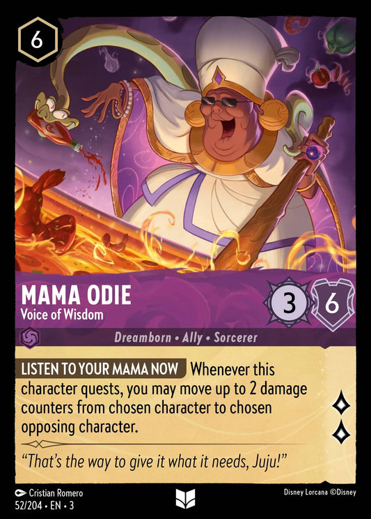 Mama Odie - Voice of Wisdom | Into the Inklands #52 (Near Mint) | Disney Lorcana Single Australia (Near Mint)