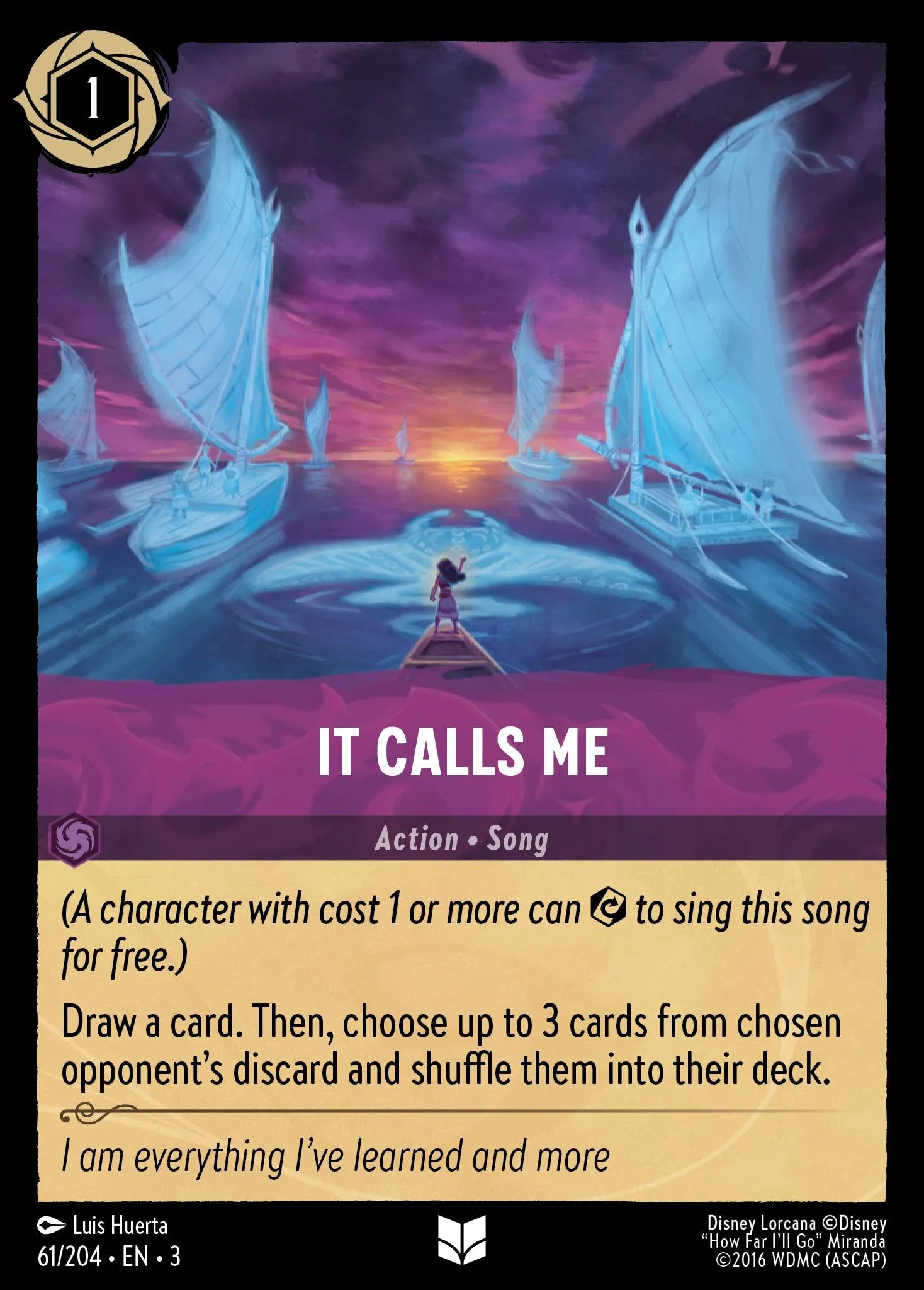 It Calls Me | Into the Inklands #61 (Near Mint) | Disney Lorcana Single Australia (Near Mint)