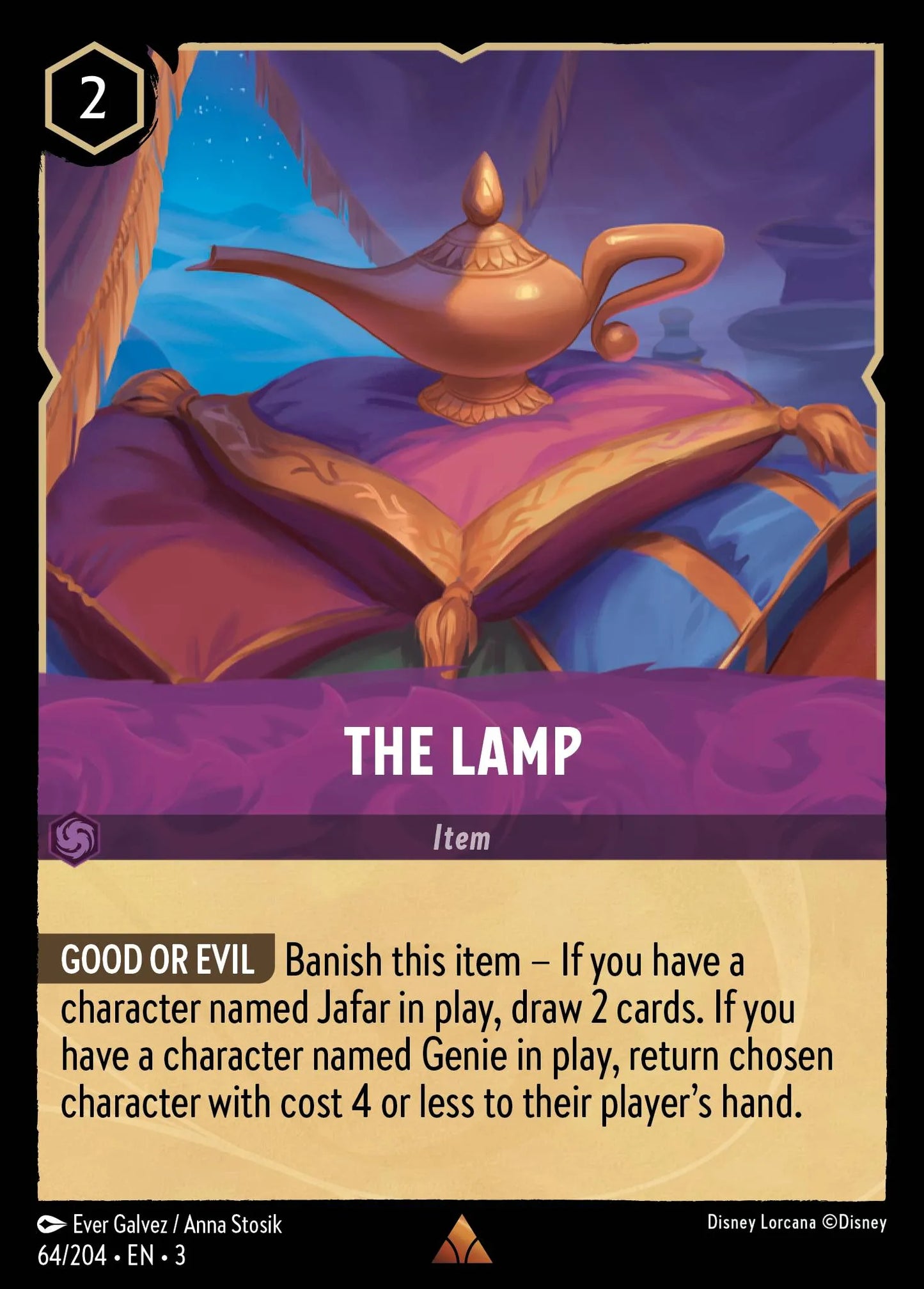 The Lamp | Into the Inklands #64 (Near Mint Foil) | Disney Lorcana Single Australia (Near Mint)