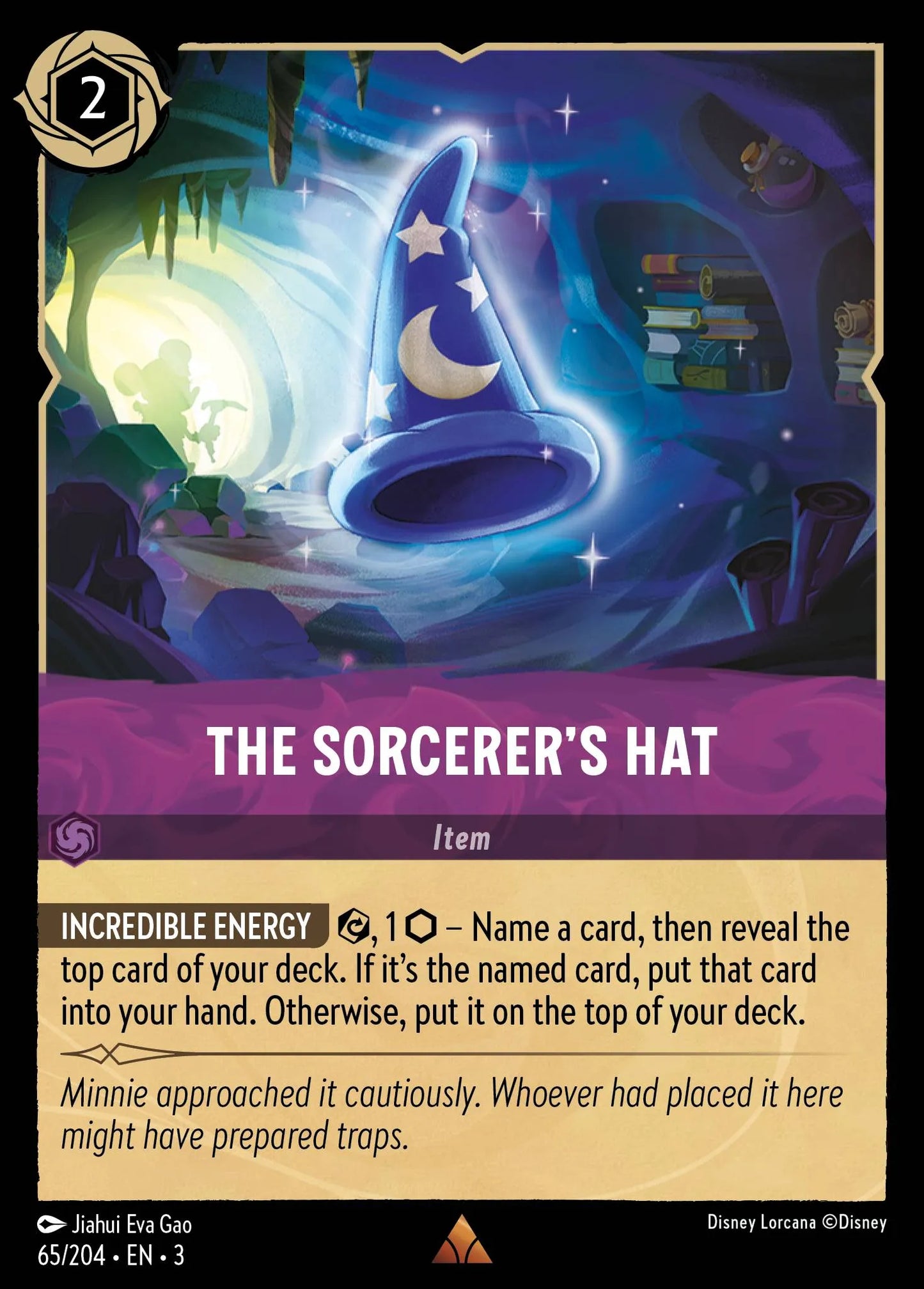 The Sorcerer's Hat | Into the Inklands #65 (Near Mint Foil) | Disney Lorcana Single Australia (Near Mint)