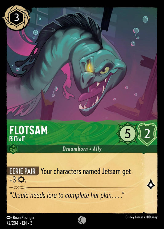 Flotsam - Riffraff | Into the Inklands #72 (Near Mint) | Disney Lorcana Single Australia (Near Mint)