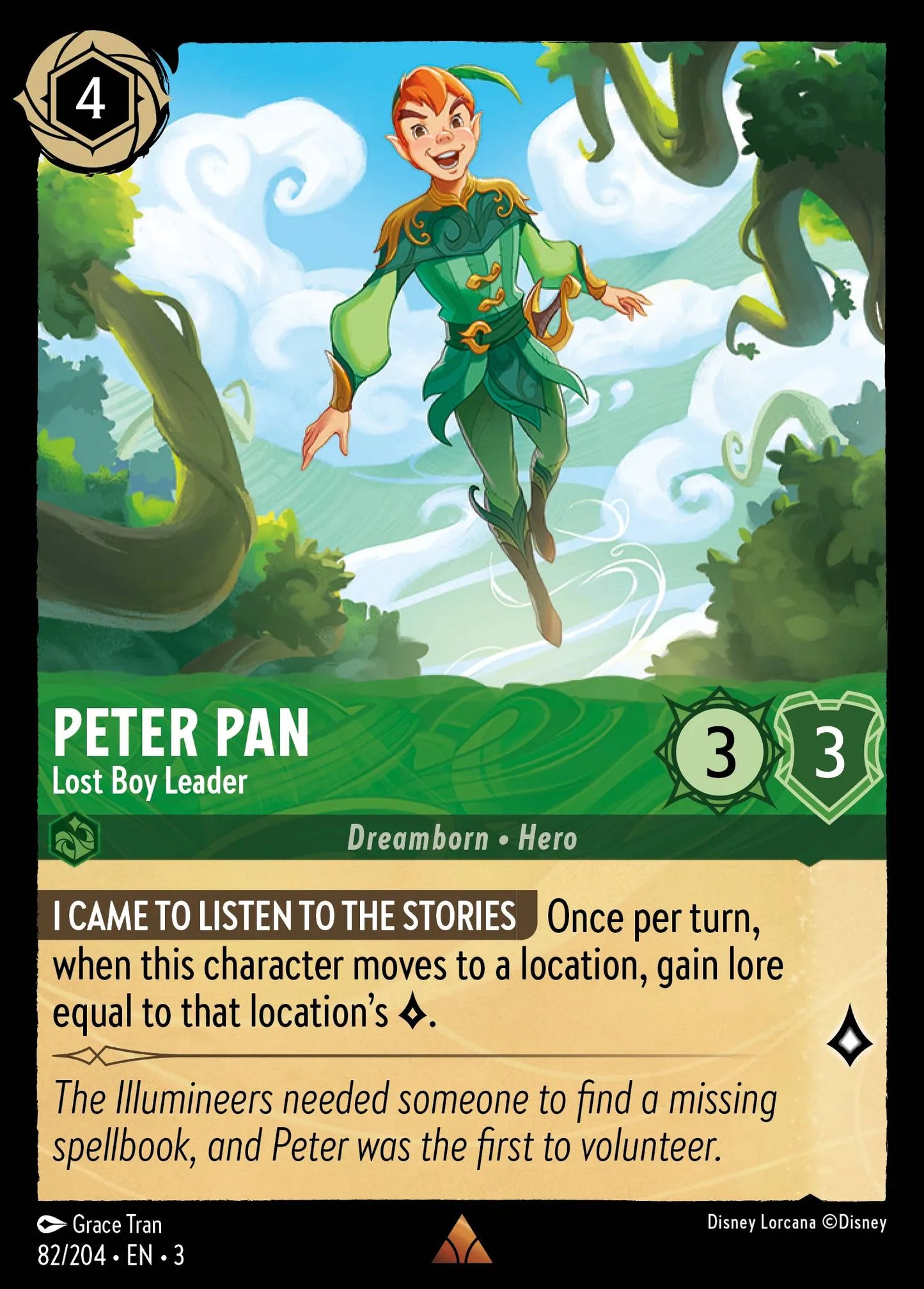 Peter Pan - Lost Boy Leader | Into the Inklands #82 (Near Mint Foil) | Disney Lorcana Single Australia (Near Mint)