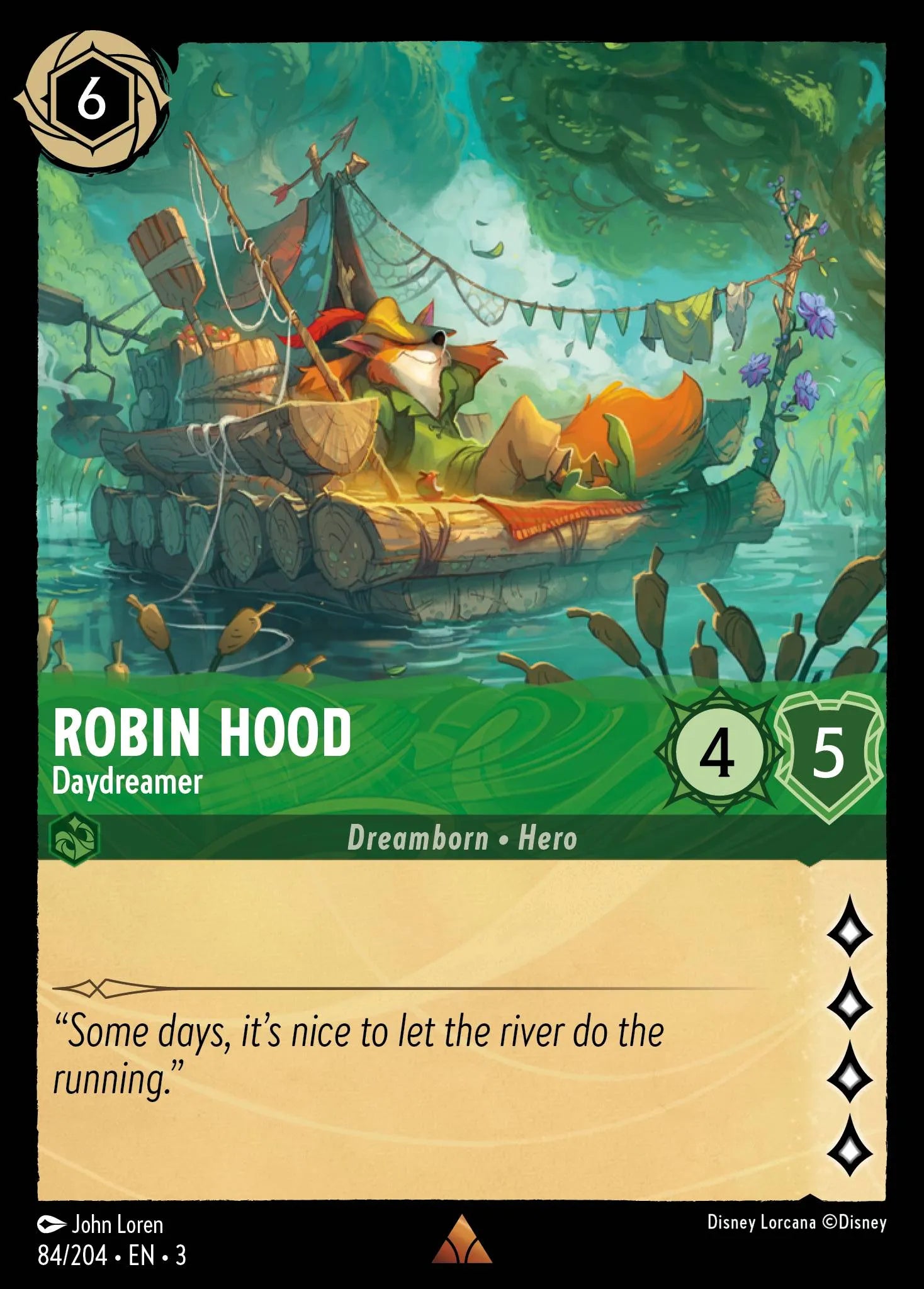 Robin Hood - Daydreamer | Into the Inklands #84 (Near Mint) | Disney Lorcana Single Australia (Near Mint)