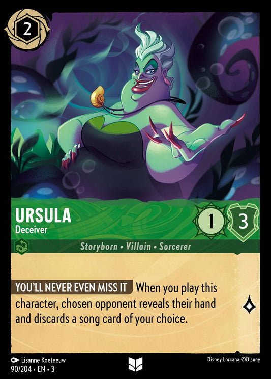 Ursula - Deceiver | Into the Inklands #90 (Near Mint) | Disney Lorcana Single Australia (Near Mint)