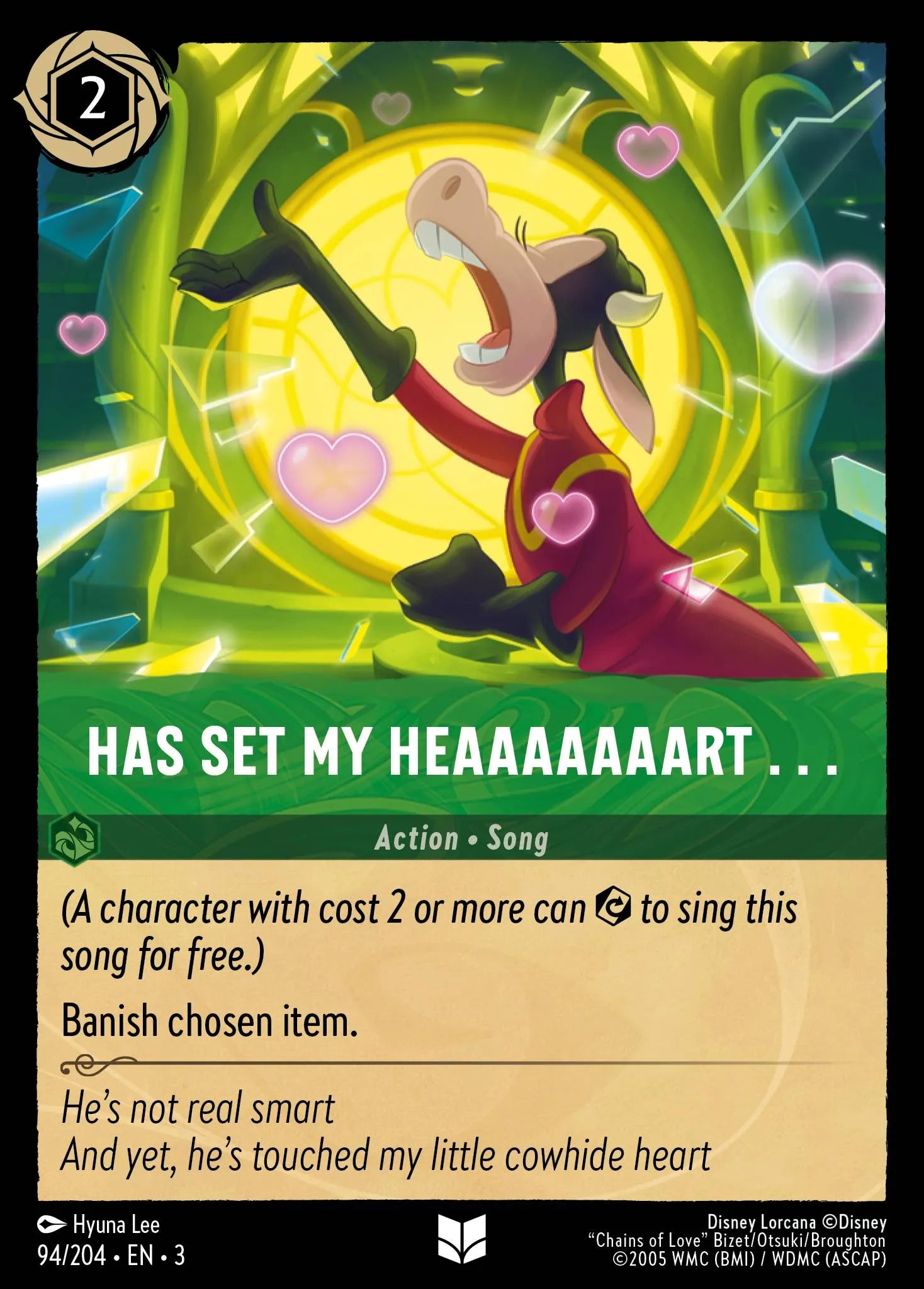 Has Set My Heaaaaaaart . . . | Into the Inklands #94 (Near Mint Foil) | Disney Lorcana Single Australia (Near Mint)