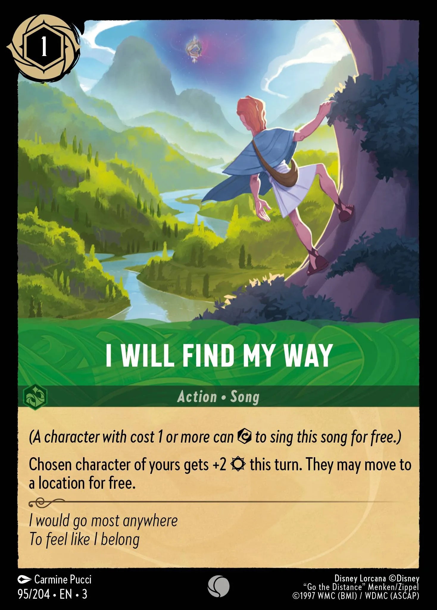 I Will Find My Way | Into the Inklands #95 (Near Mint) | Disney Lorcana Single Australia (Near Mint)