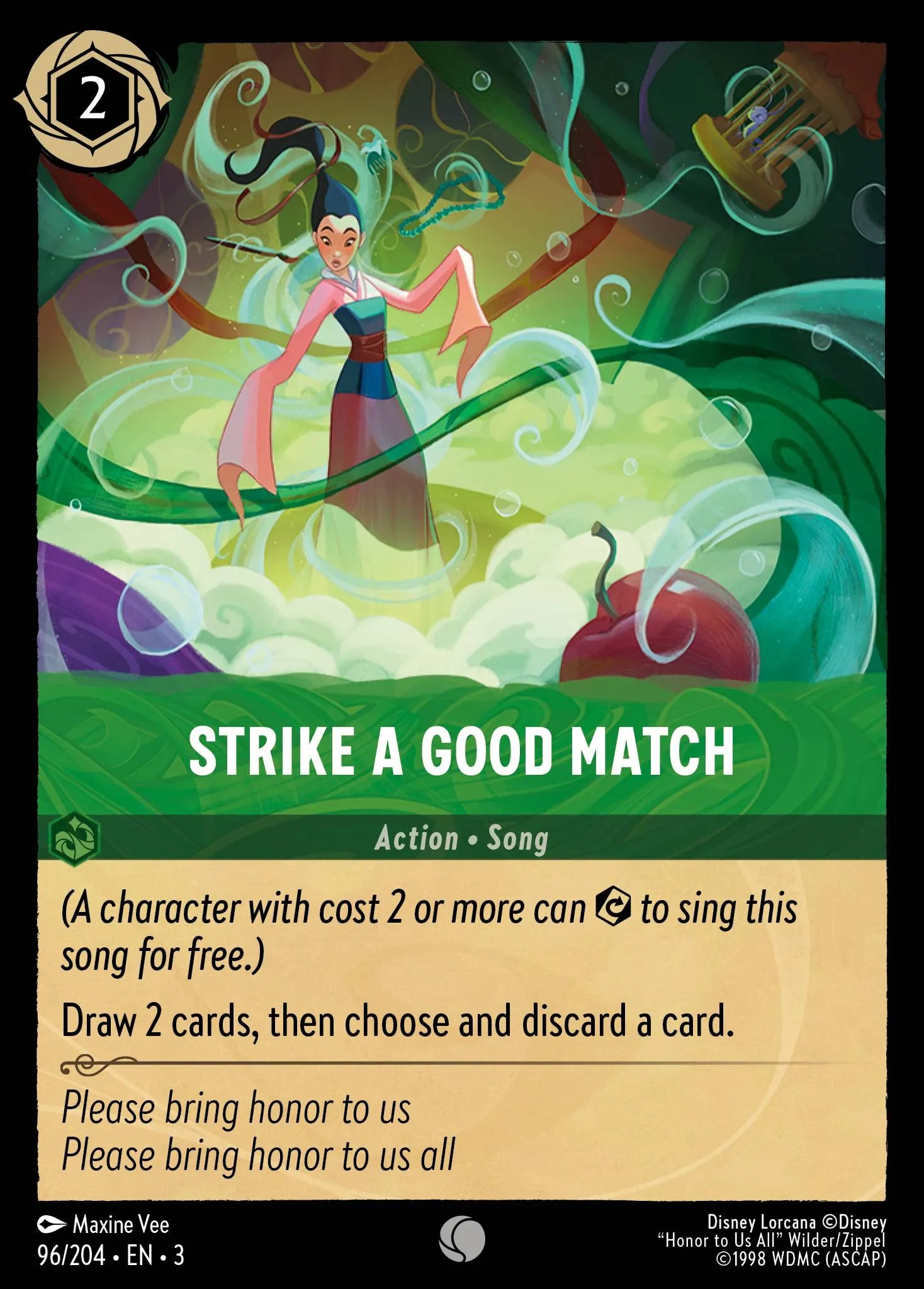 Strike a Good Match | Into the Inklands #96 (Near Mint Foil) | Disney Lorcana Single Australia (Near Mint)