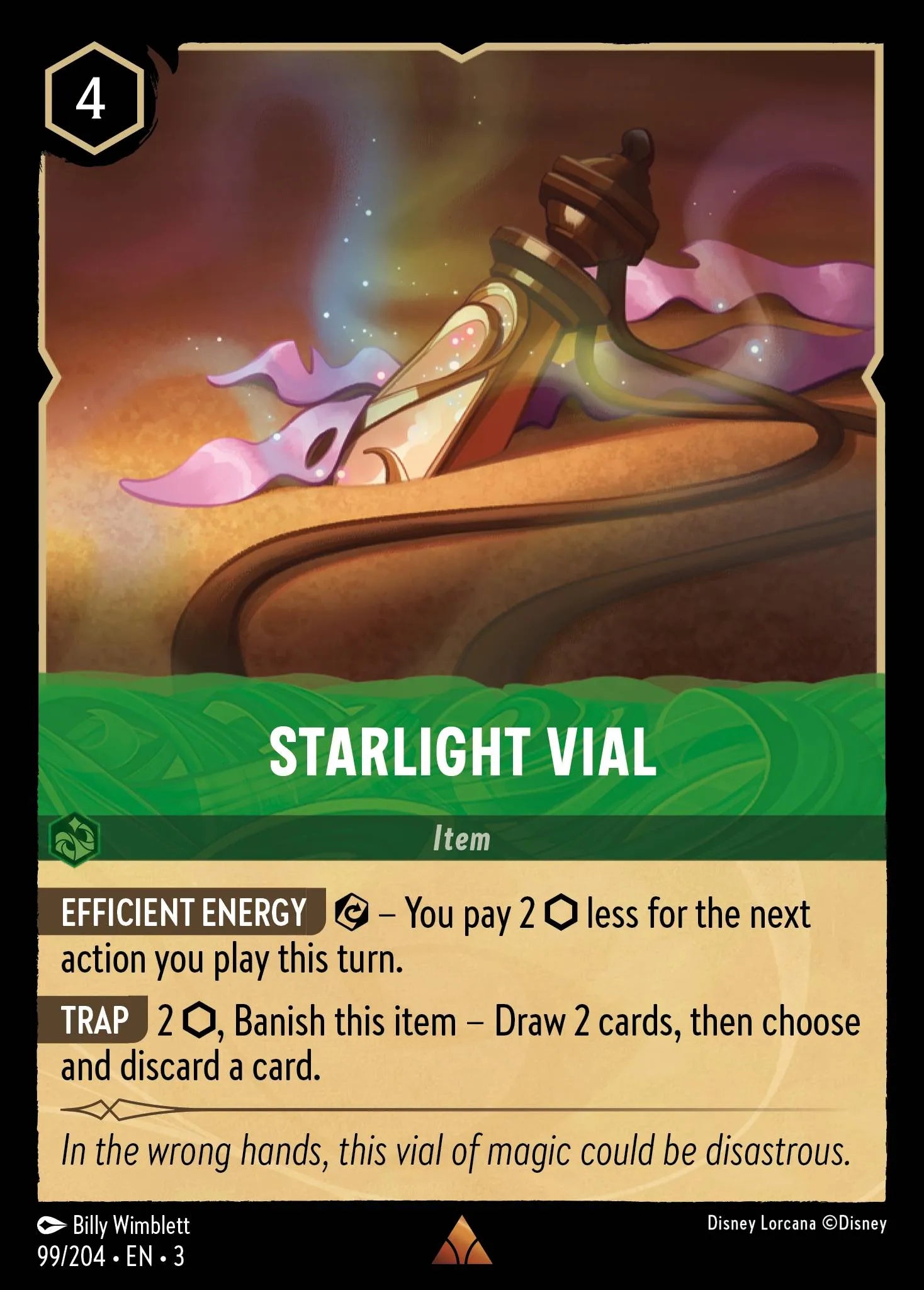 Starlight Vial | Into the Inklands #99 (Near Mint Foil) | Disney Lorcana Single Australia (Near Mint)