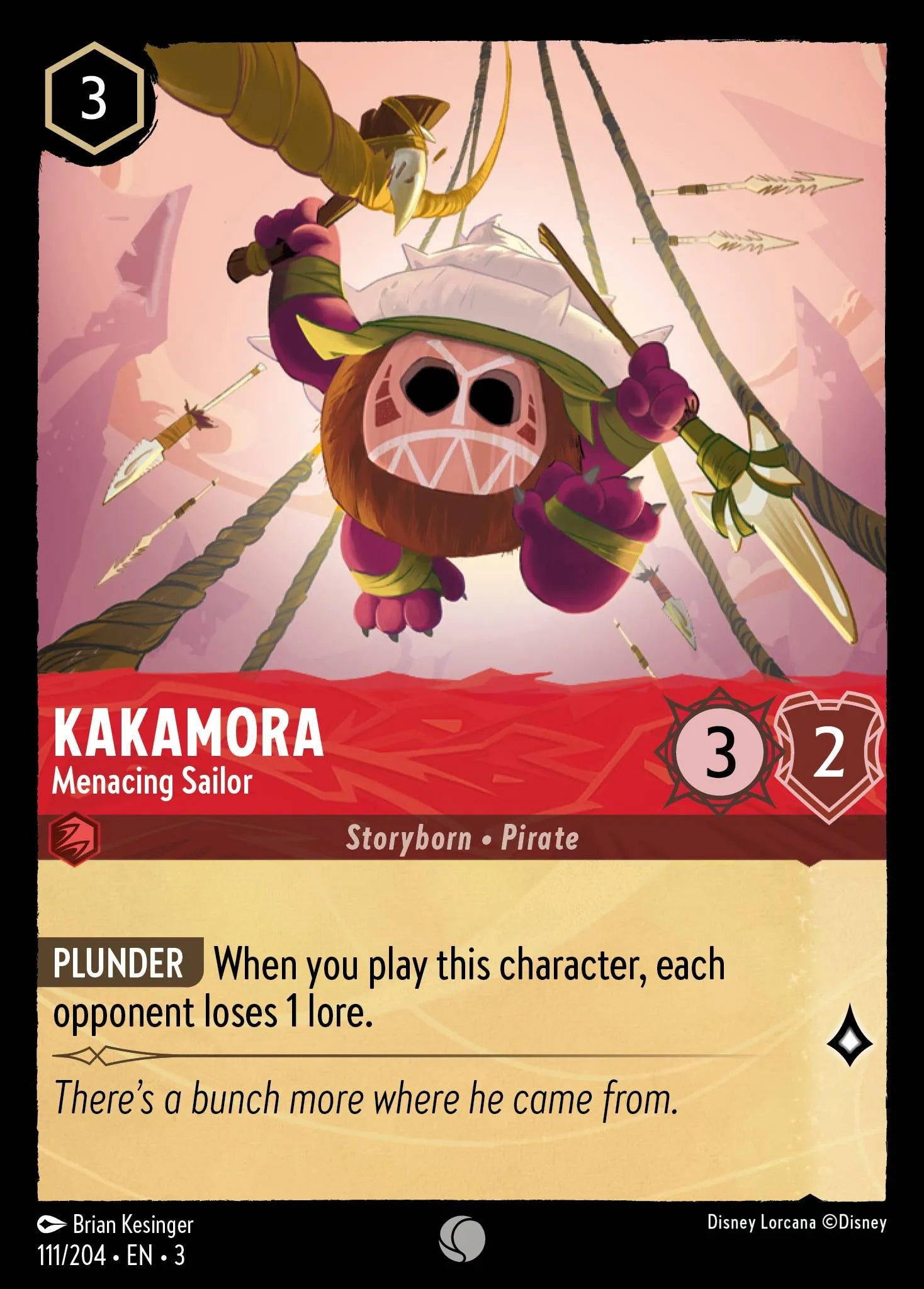 Kakamora - Menacing Sailor | Into the Inklands #111 (Near Mint) | Disney Lorcana Single Australia (Near Mint)