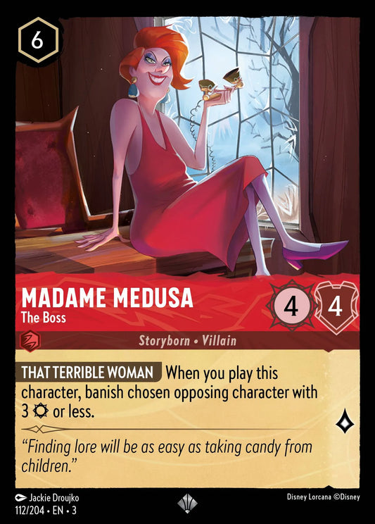 Madame Medusa - The Boss | Into the Inklands #112 (Near Mint) | Disney Lorcana Single Australia (Near Mint)