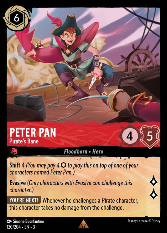 Peter Pan - Pirate's Bane | Into the Inklands #120 (Near Mint) | Disney Lorcana Single Australia (Near Mint)