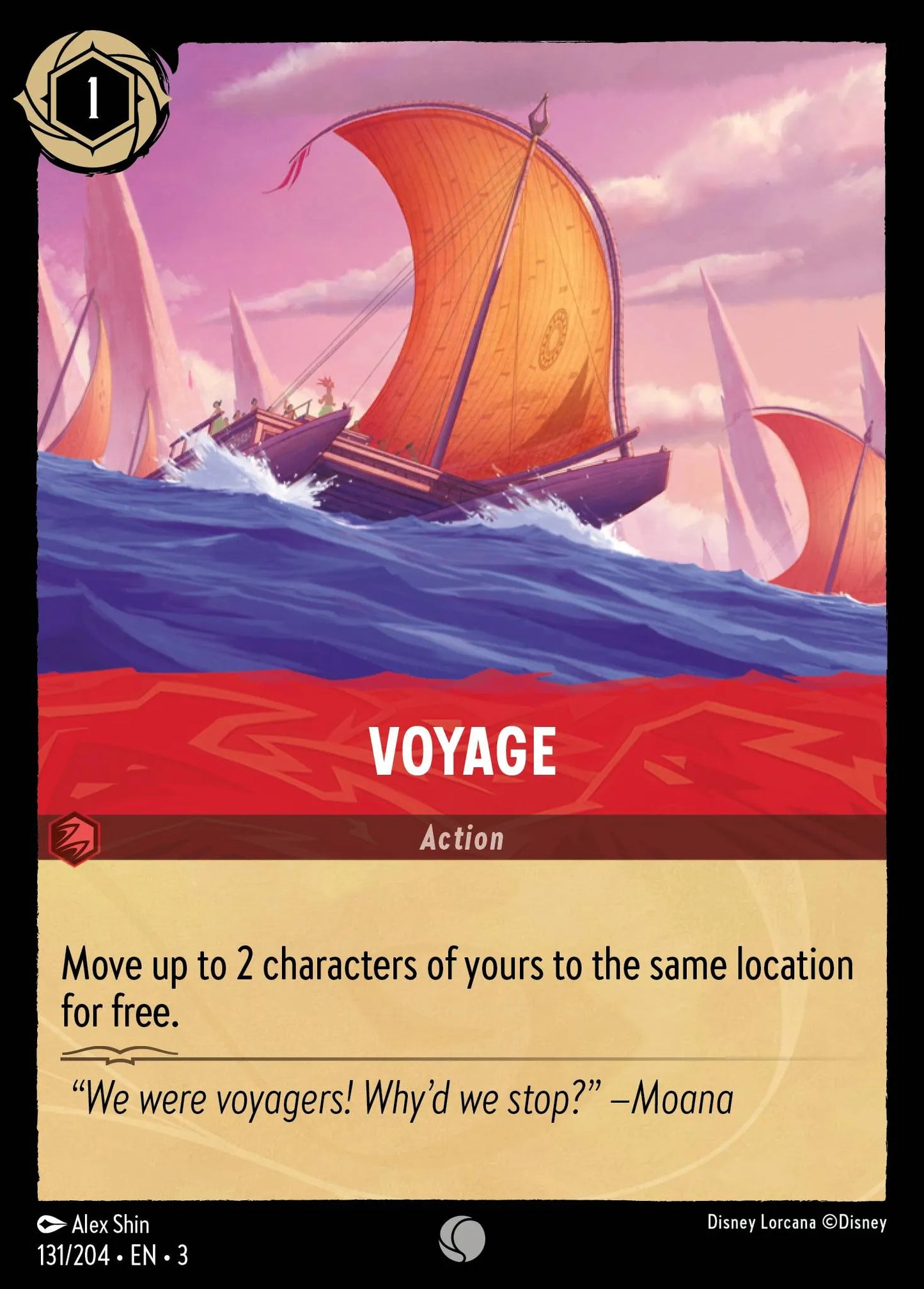 Voyage | Into the Inklands #131 (Near Mint) | Disney Lorcana Single Australia (Near Mint)