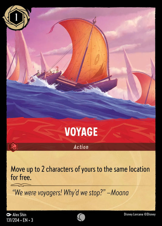 Voyage | Into the Inklands #131 (Near Mint Foil) | Disney Lorcana Single Australia (Near Mint)