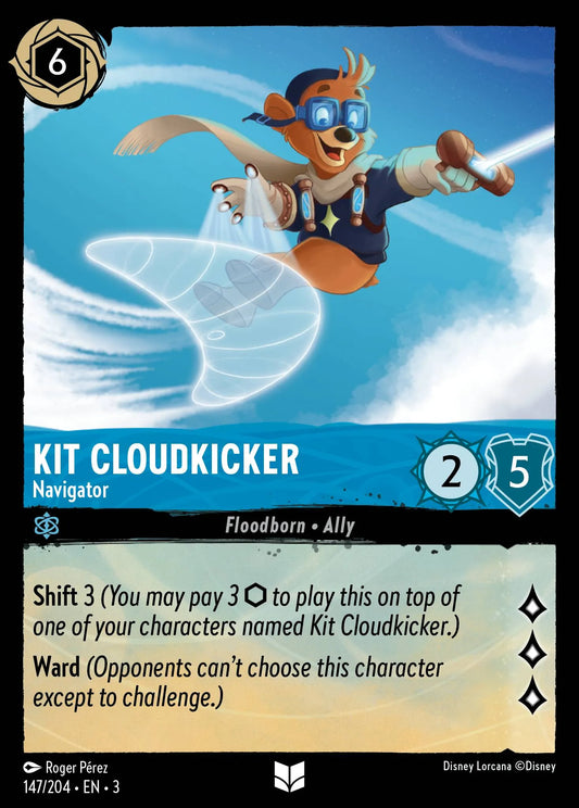 Kit Cloudkicker - Navigator | Into the Inklands #147 (Near Mint) | Disney Lorcana Single Australia (Near Mint)