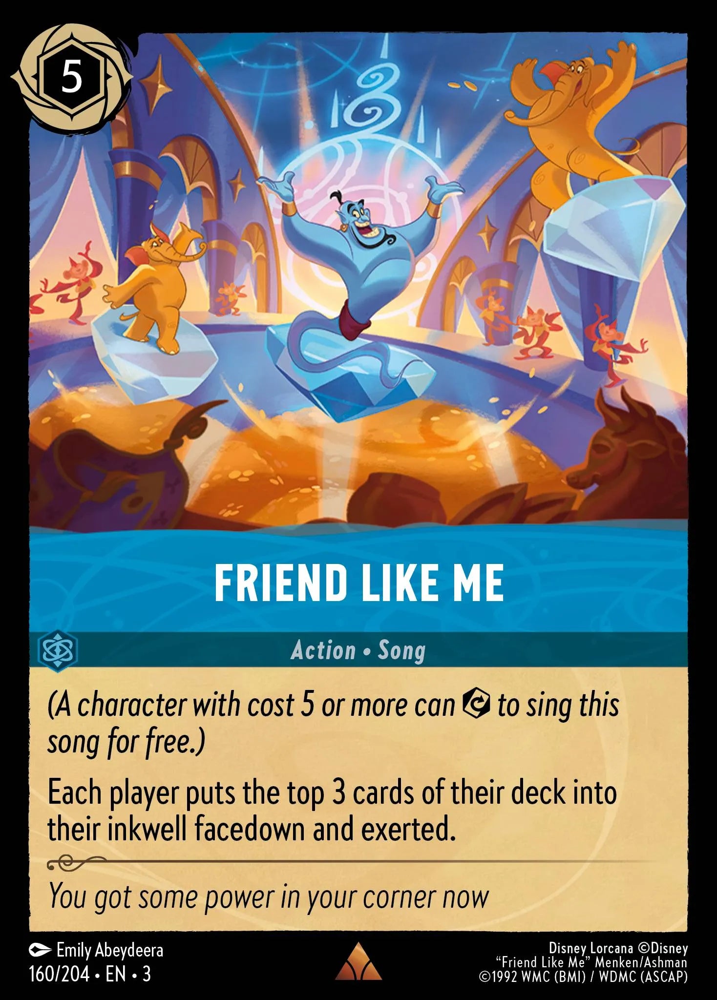 Friend Like Me | Into the Inklands #160 (Near Mint) | Disney Lorcana Single Australia (Near Mint)