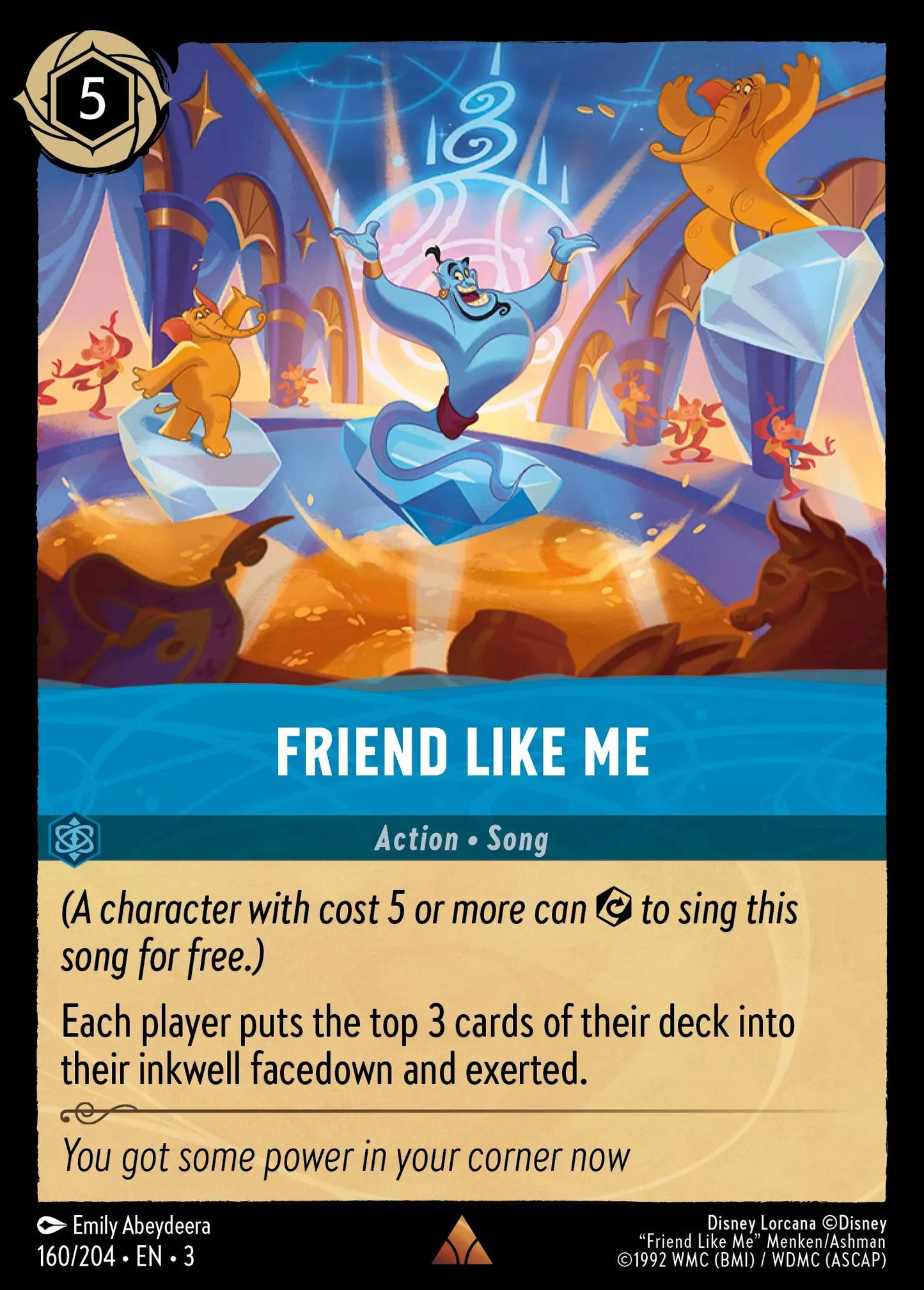 Friend Like Me | Into the Inklands #160 (Near Mint Foil) | Disney Lorcana Single Australia (Near Mint)