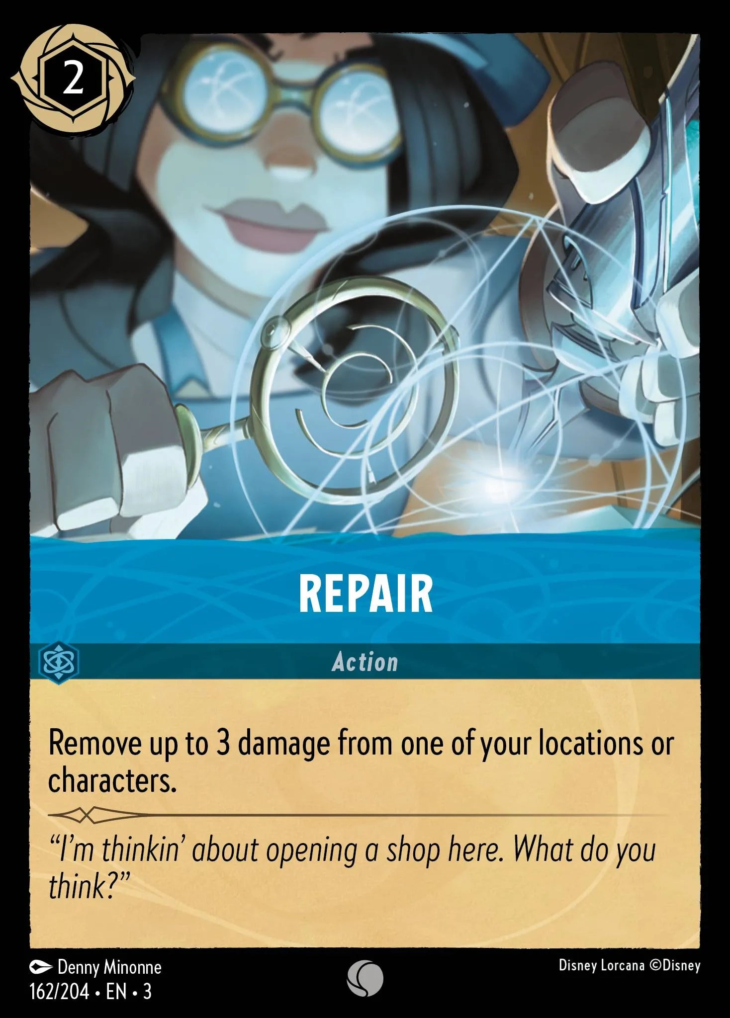Repair | Into the Inklands #162 (Near Mint Foil) | Disney Lorcana Single Australia (Near Mint)