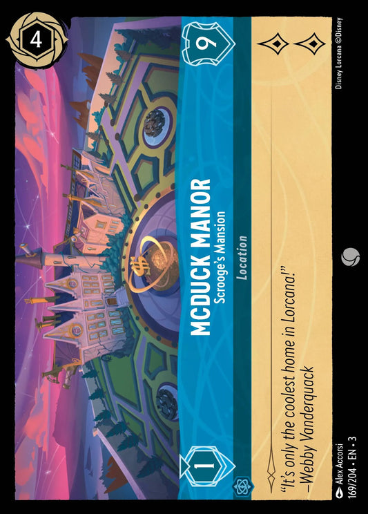 McDuck Manor - Scrooge's Mansion | Into the Inklands #169 (Near Mint Foil) | Disney Lorcana Single Australia (Near Mint)