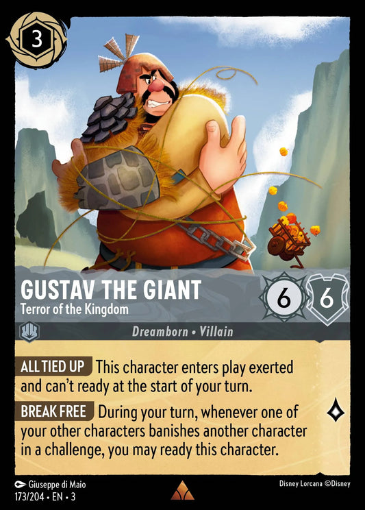Gustav the Giant - Terror of the Kingdom | Into the Inklands #173 (Near Mint) | Disney Lorcana Single Australia (Near Mint)