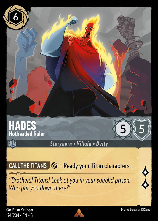 Hades - Hotheaded Ruler | Into the Inklands #174 (Near Mint) | Disney Lorcana Single Australia (Near Mint)