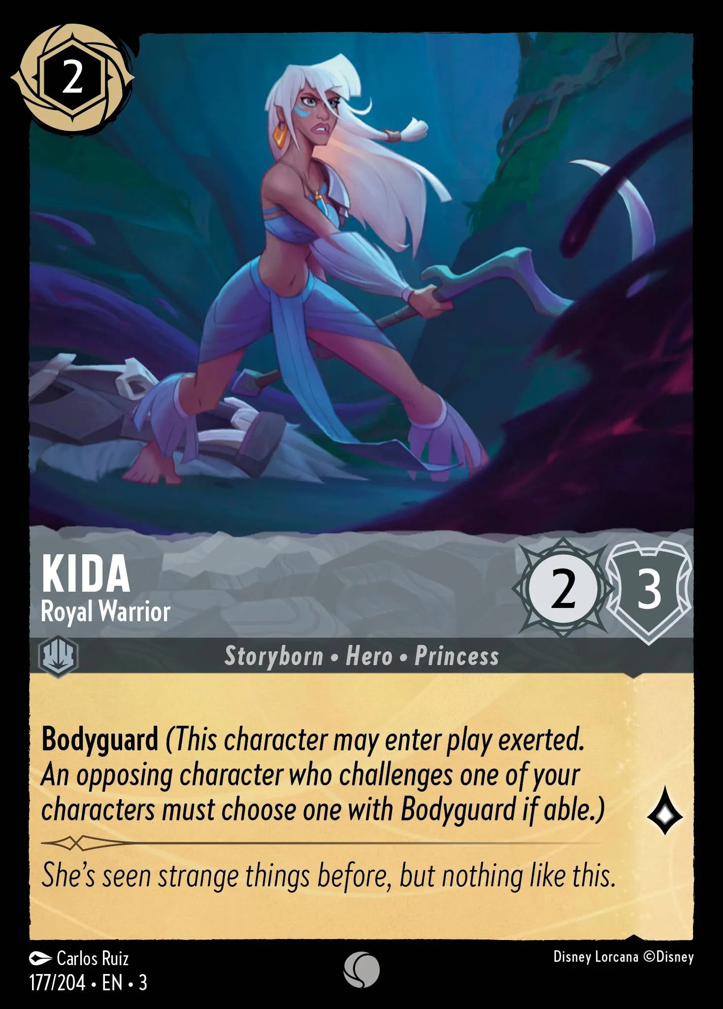 Kida - Royal Warrior | Into the Inklands #177 (Near Mint Foil) | Disney Lorcana Single Australia (Near Mint)