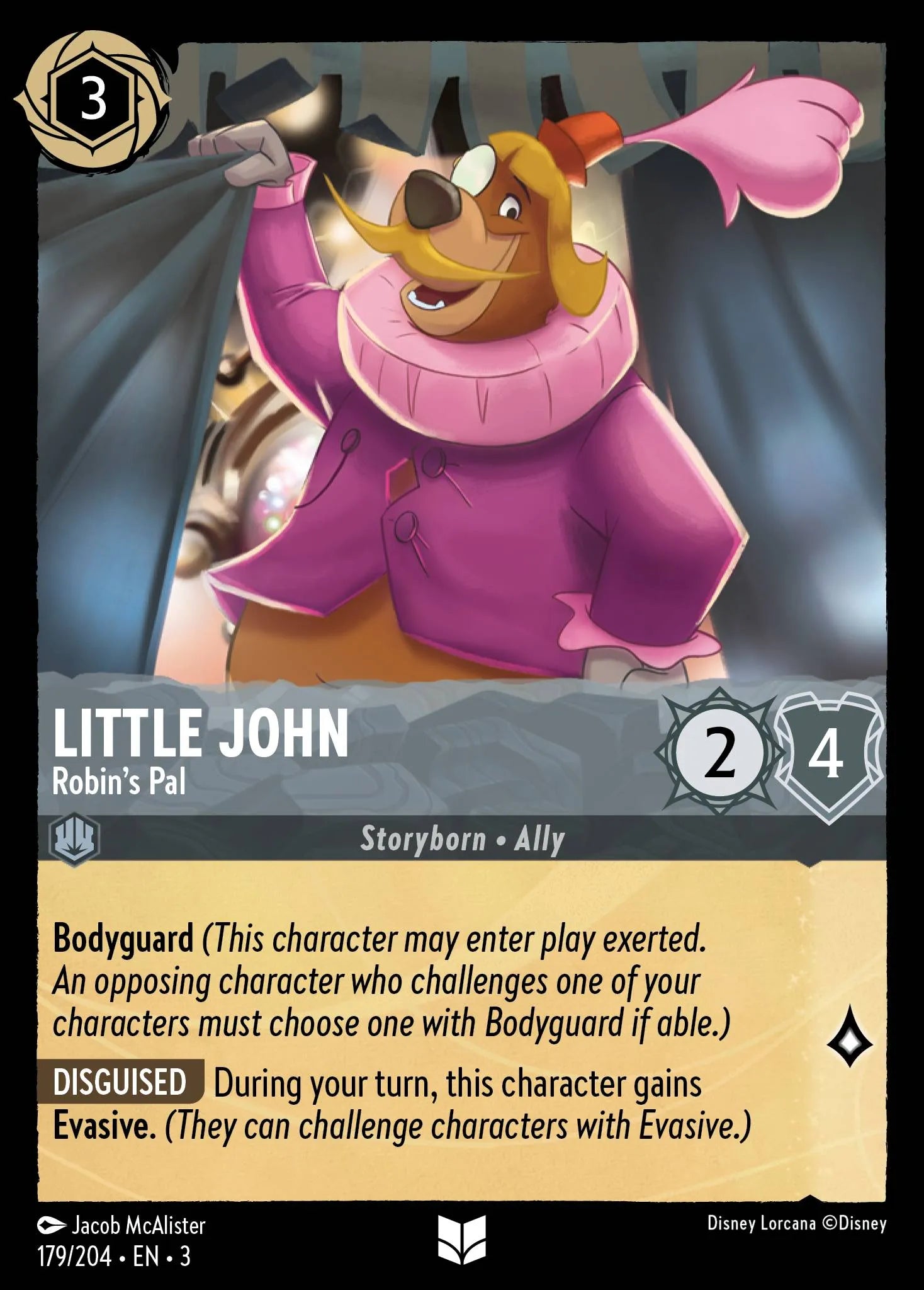 Little John - Robin's Pal | Into the Inklands #179 (Near Mint) | Disney Lorcana Single Australia (Near Mint)