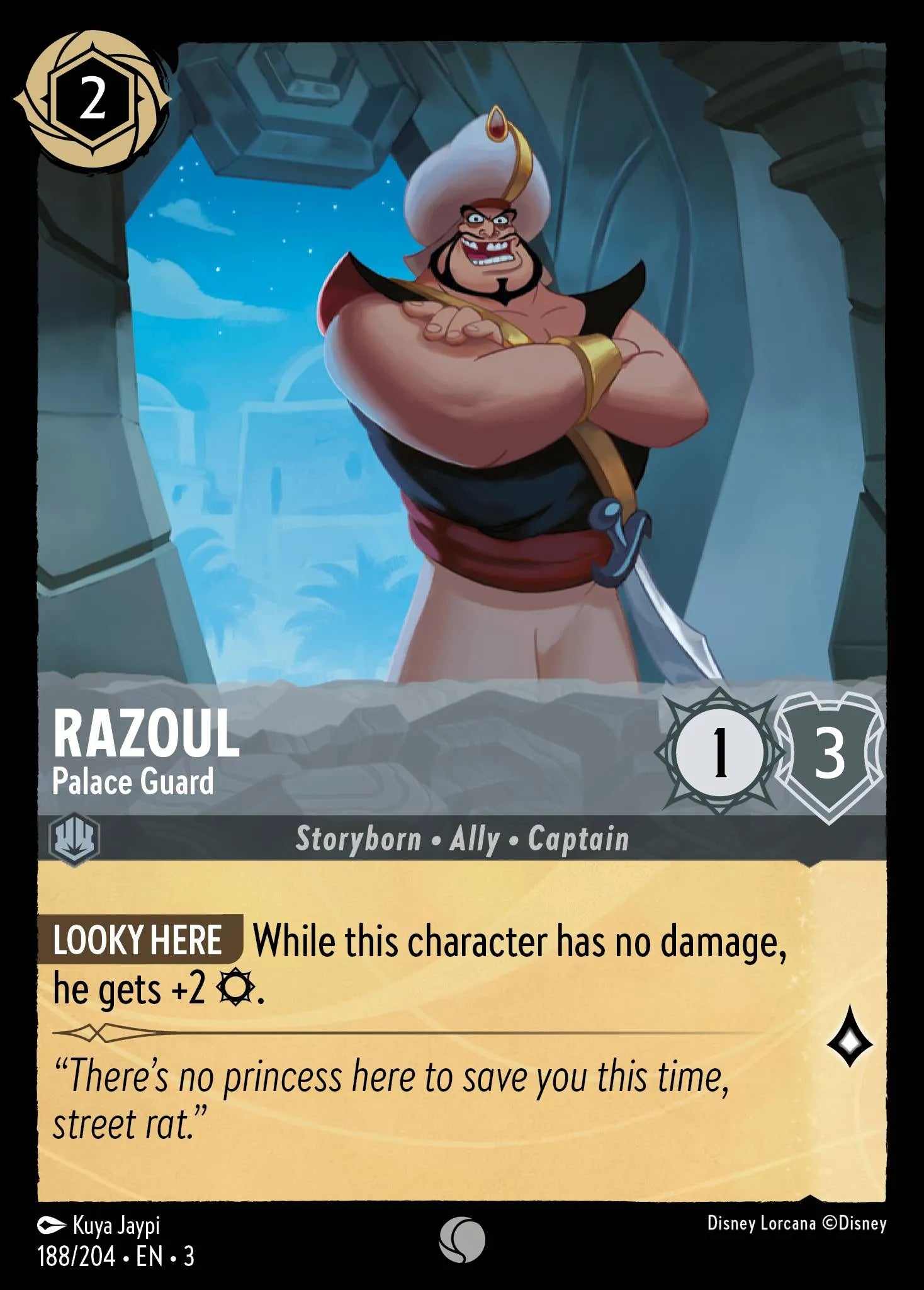 Razoul - Palace Guard | Into the Inklands #188 (Near Mint) | Disney Lorcana Single Australia (Near Mint)