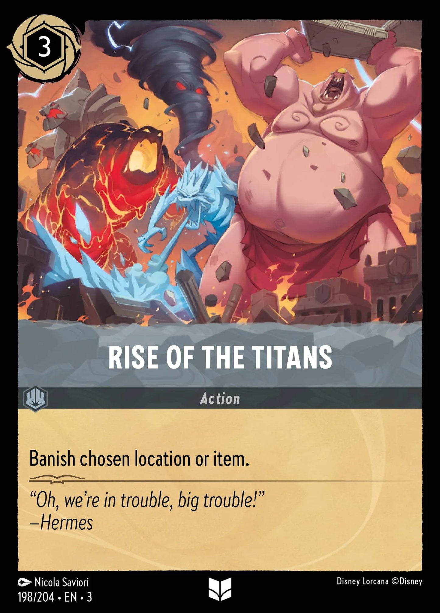 Rise of the Titans | Into the Inklands #198 (Near Mint Foil) | Disney Lorcana Single Australia (Near Mint)