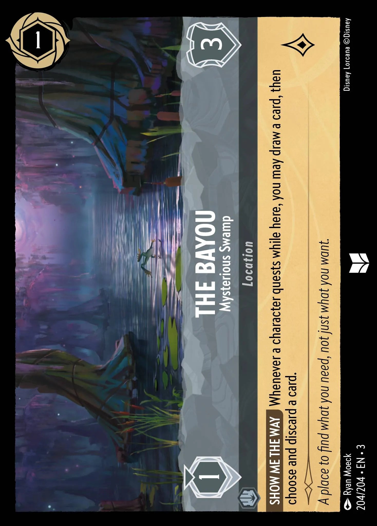 The Bayou - Mysterious Swamp | Into the Inklands #204 (Near Mint) | Disney Lorcana Single Australia (Near Mint)