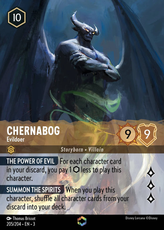 Chernabog - Evildoer | Into the Inklands #205 (Near Mint) | Disney Lorcana Single Australia (Near Mint)